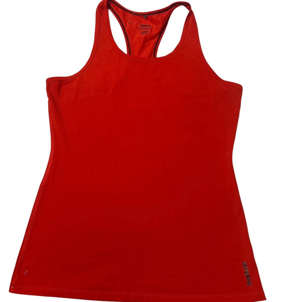 Reebox Racerback tank top red work out Gym shirt Sleeveless size Large.